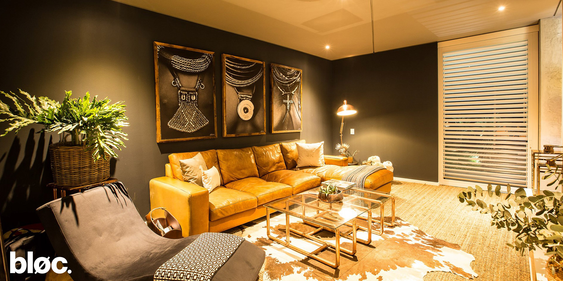 Modern lounge area