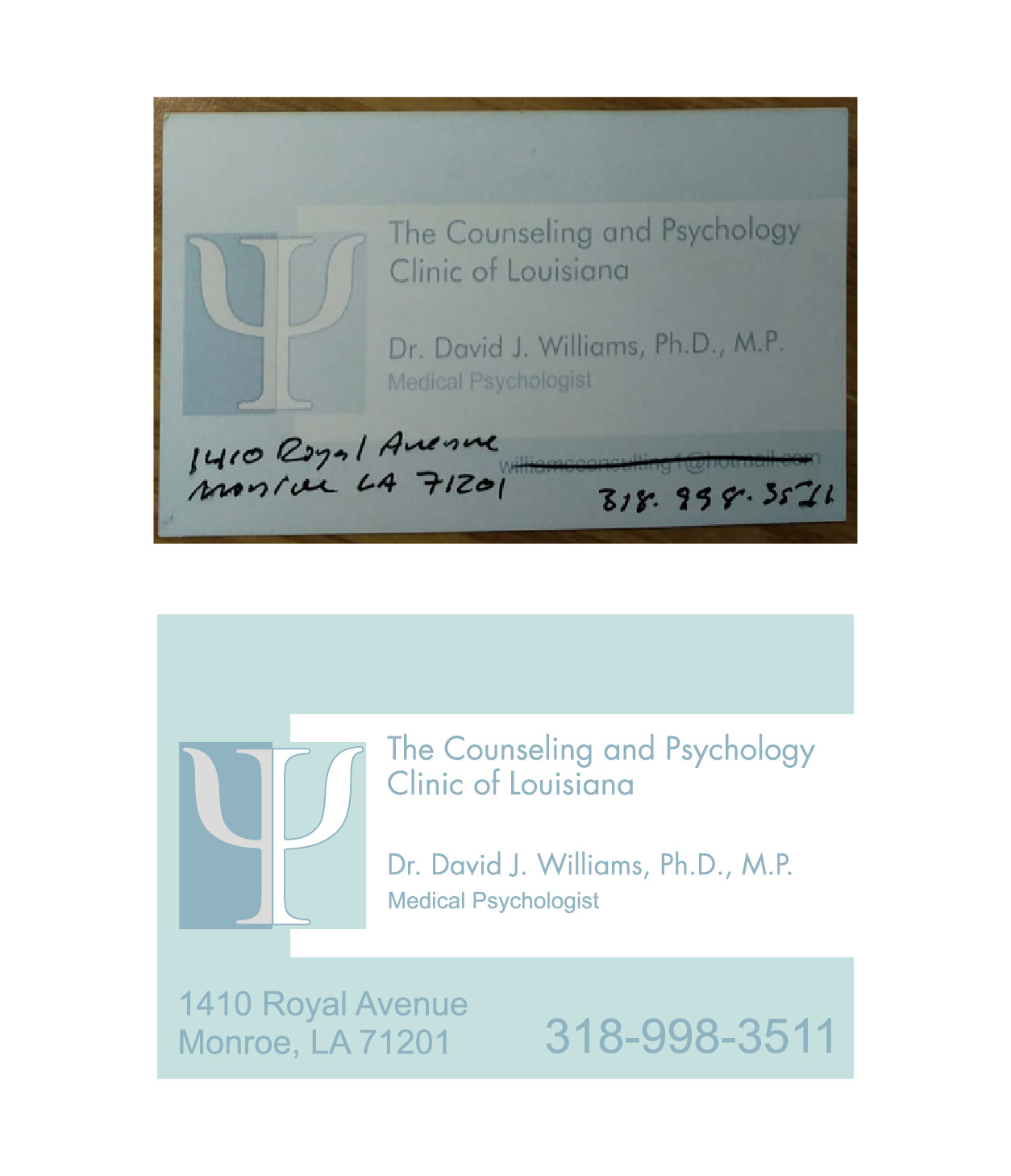 business card vectorized for banner