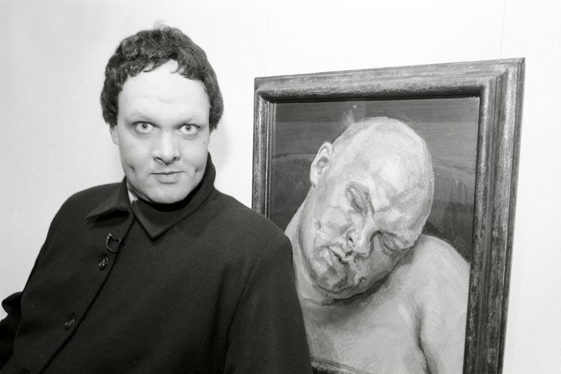 Leigh Bowery at the Metropolitan Museum of Art on December 17, 1993