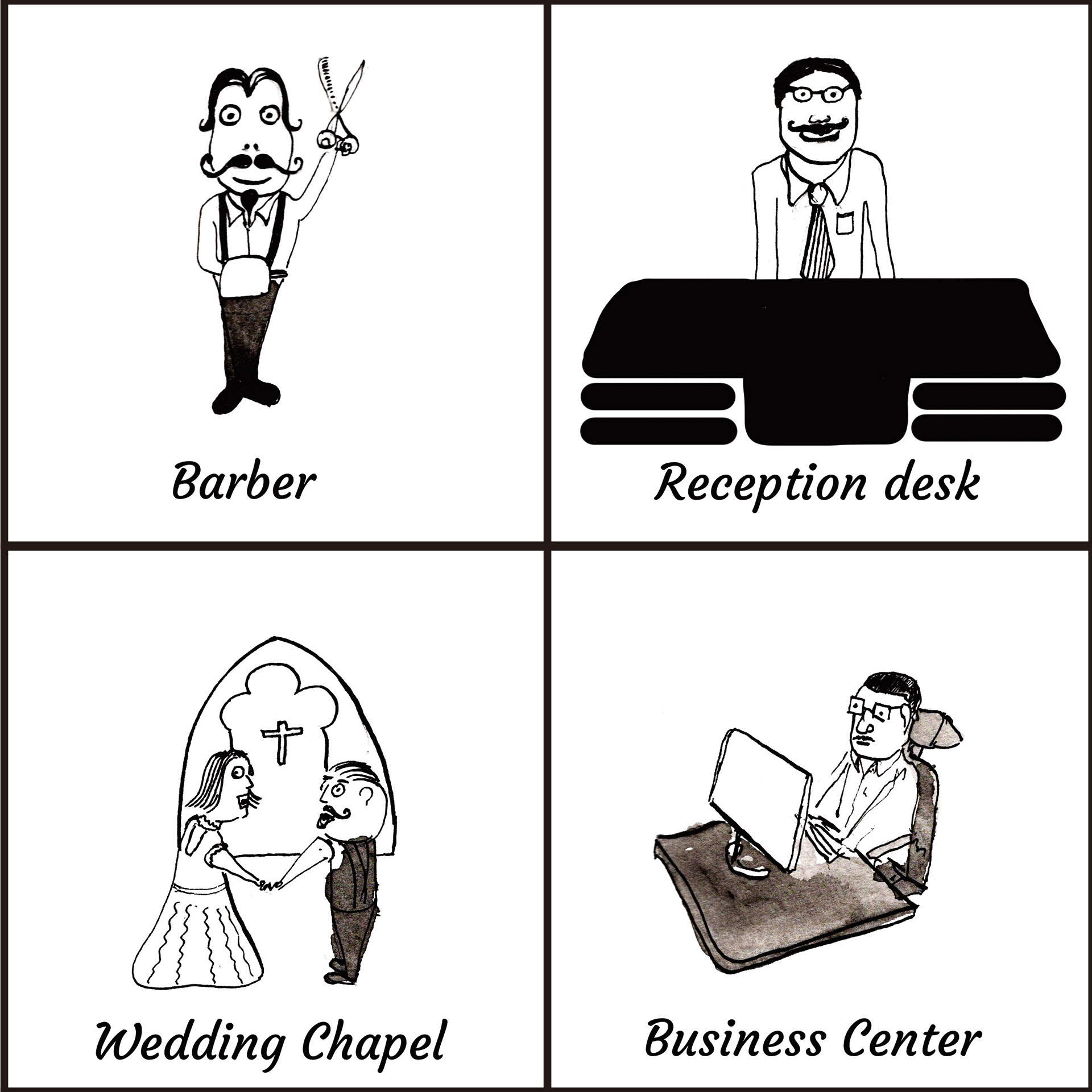 Hotel signage