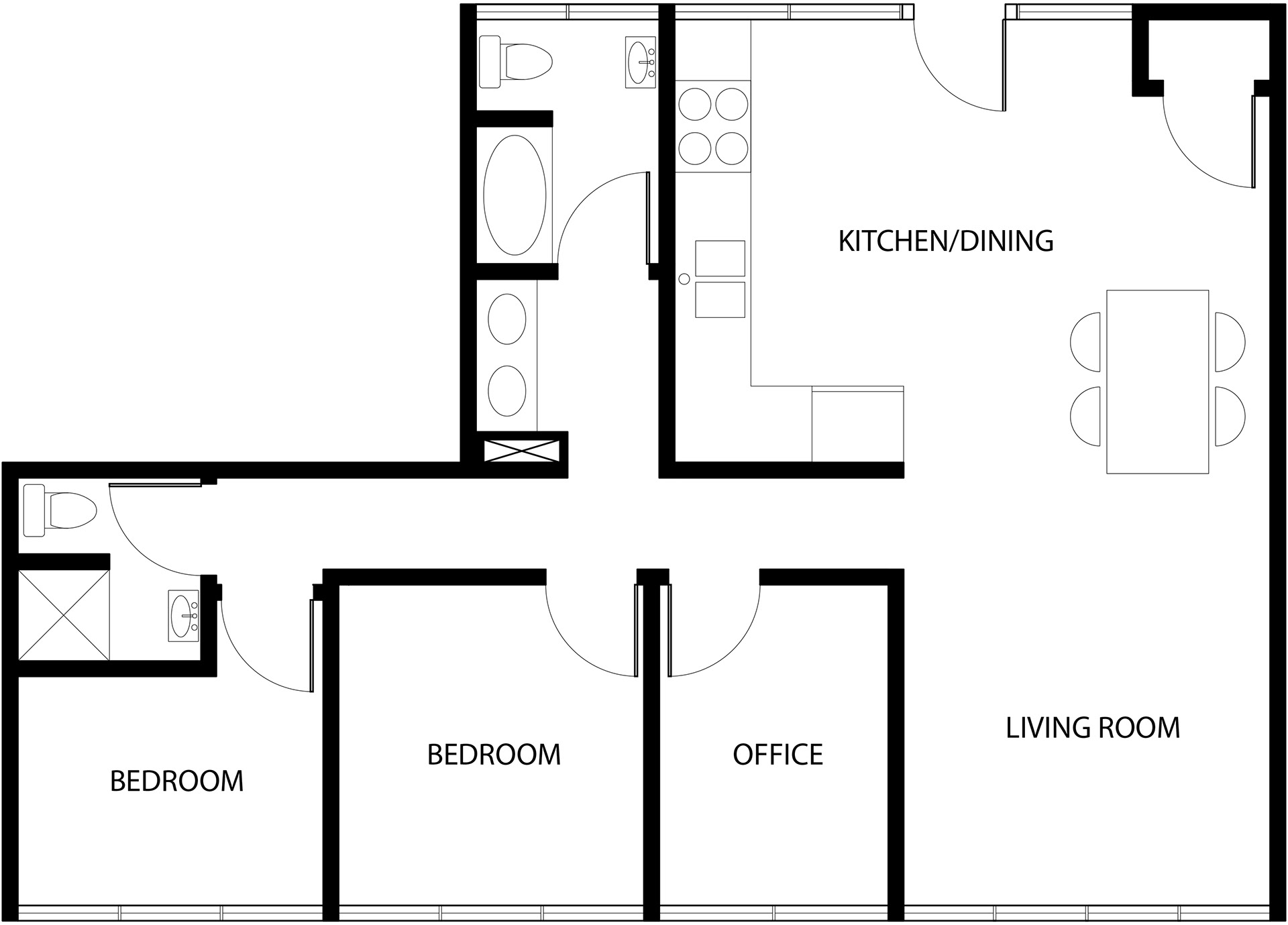 Unit #3 Floor Plan