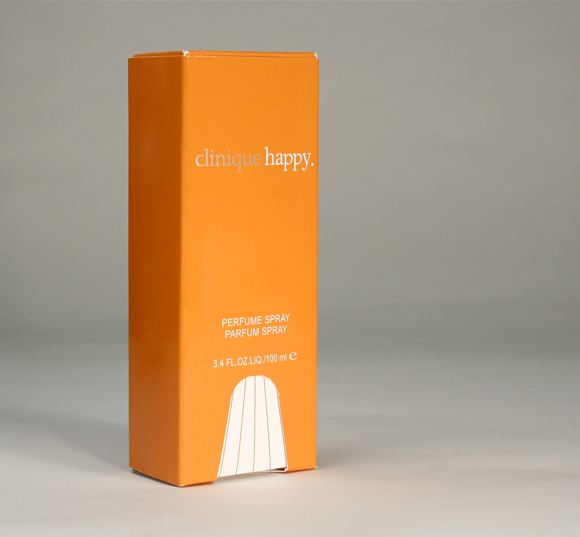 clinique happy. carton artwork