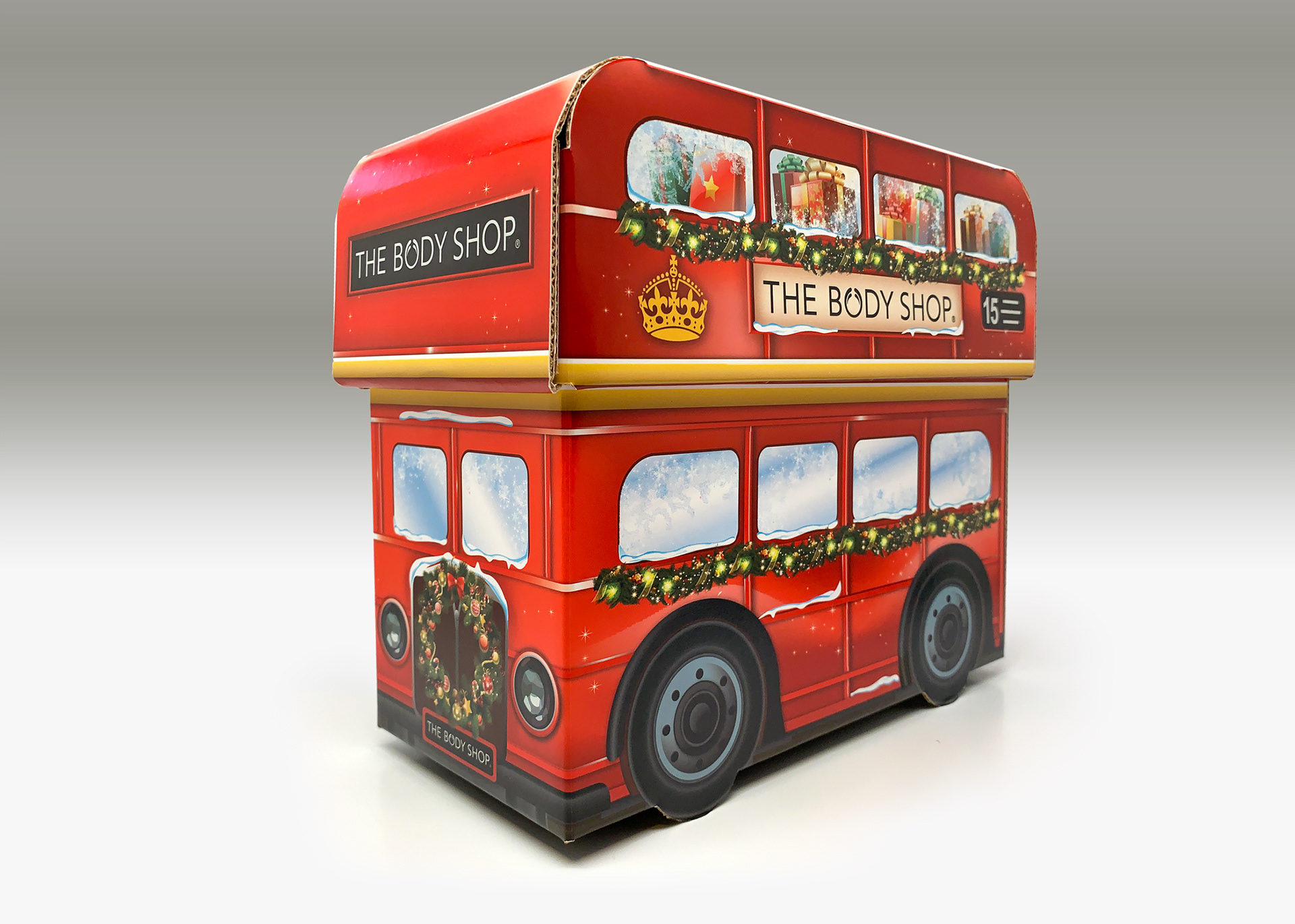 The Body Shop London Bus Set Box