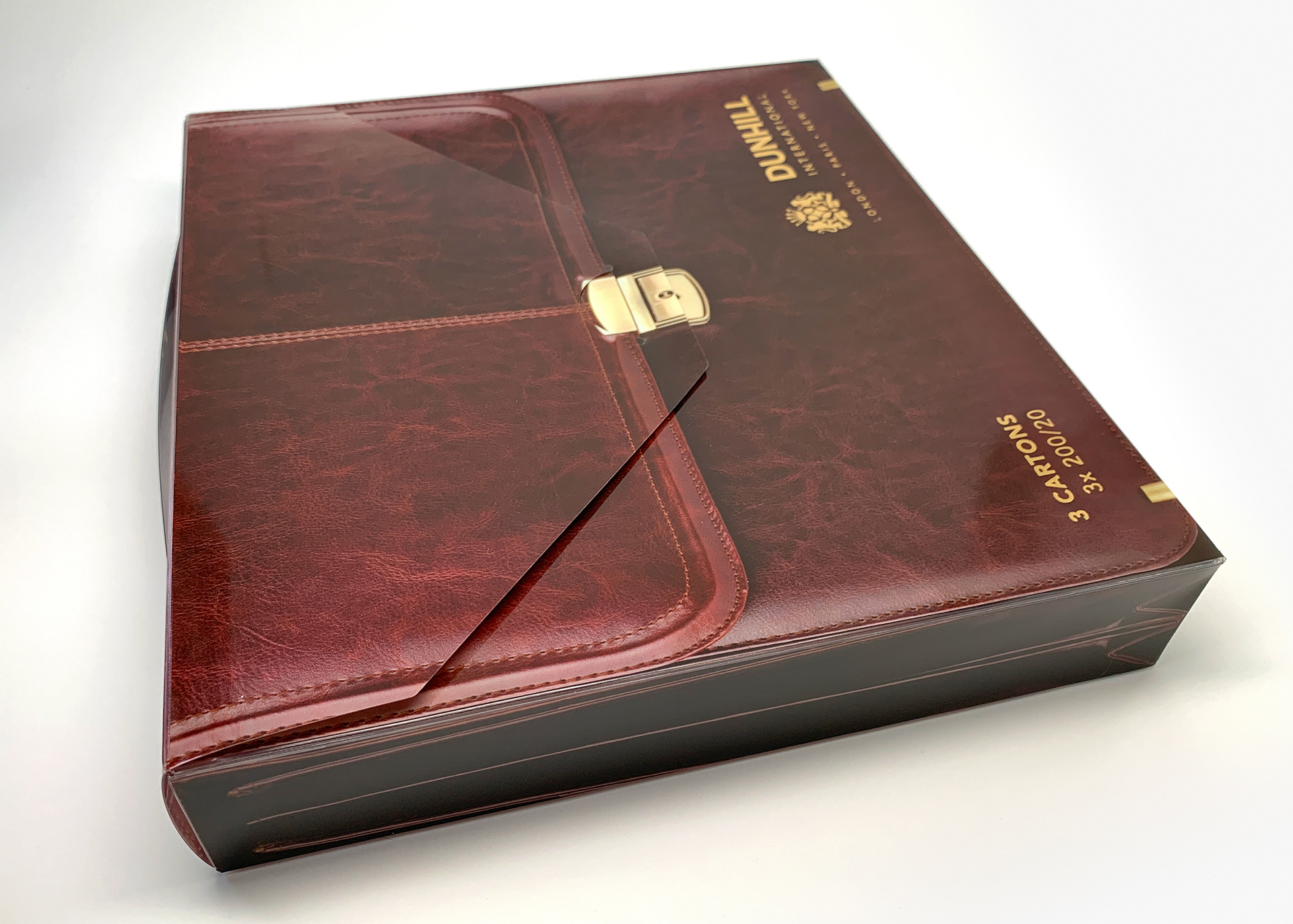 BAT Dunhill Leather Briefcase Carton