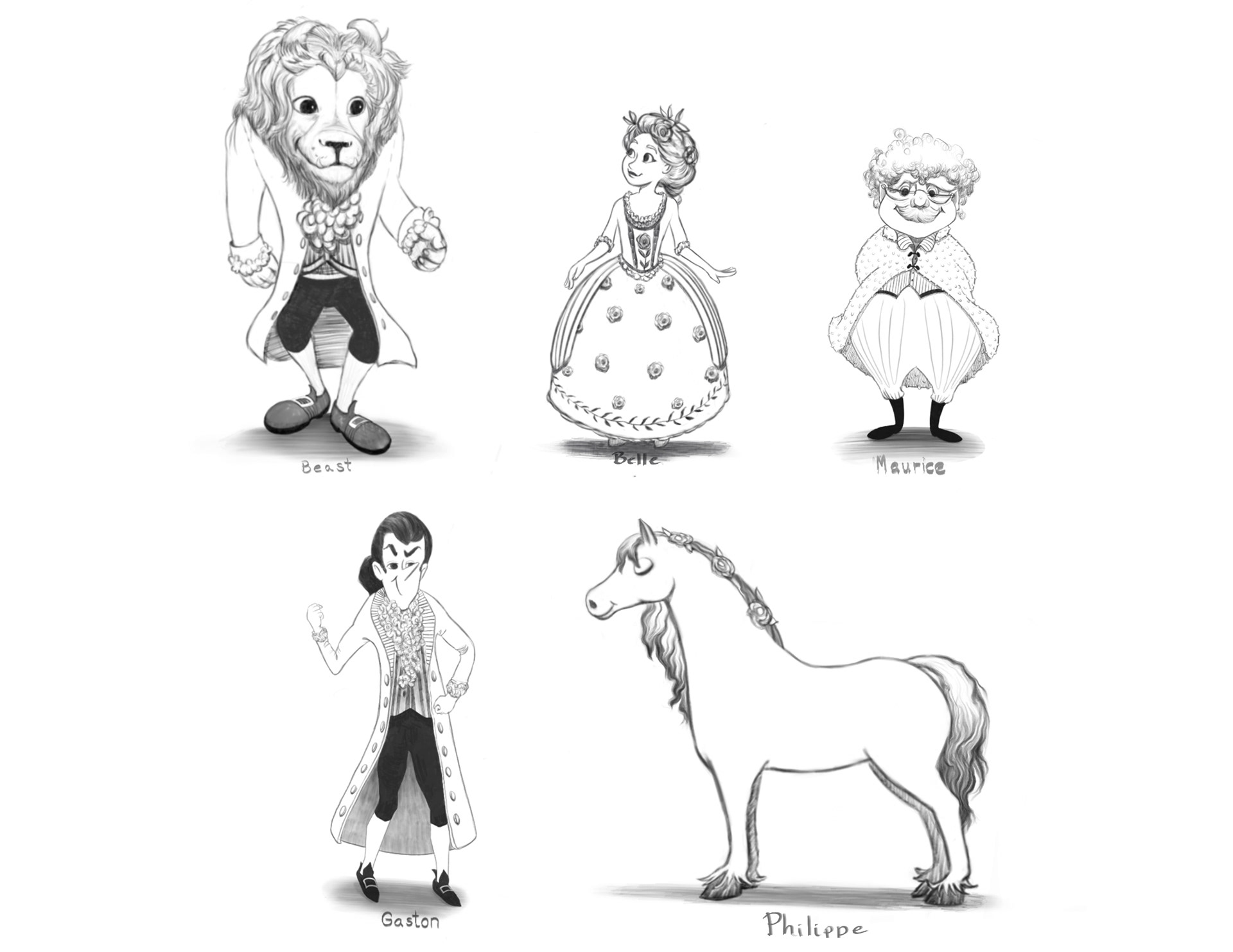 Beauty and the Beast characters