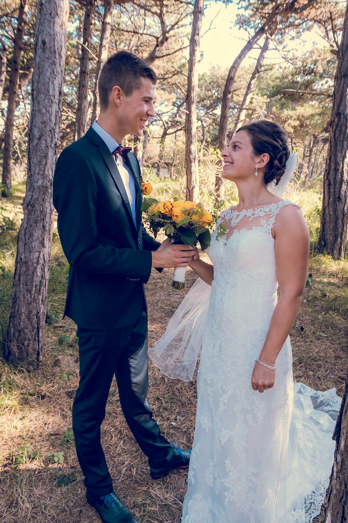 Privé photoshoot met het koppel in de haan