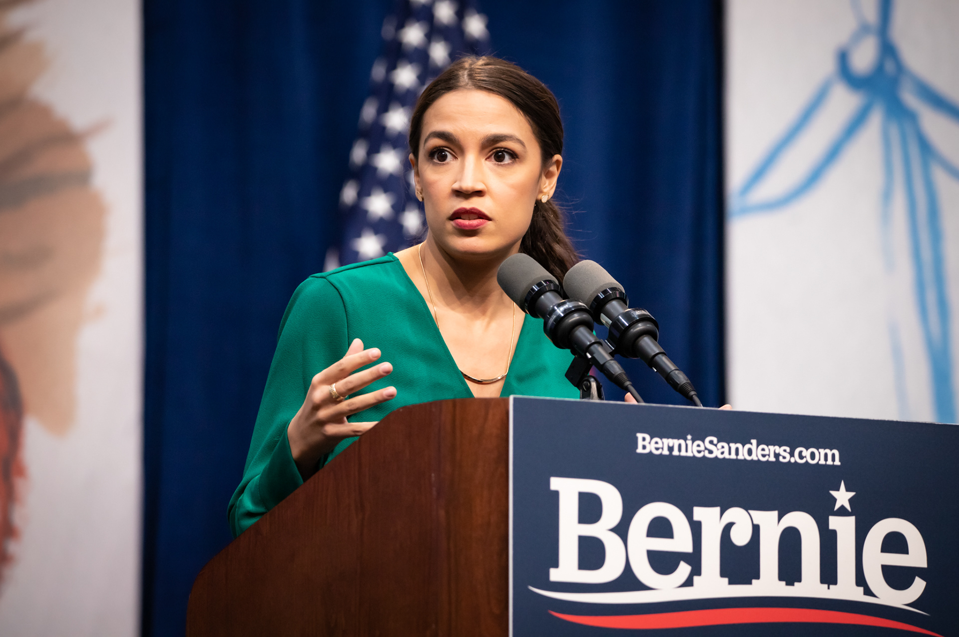 Bernie Sanders & AOC Rally - Des Moines, IA - Nov 2019
