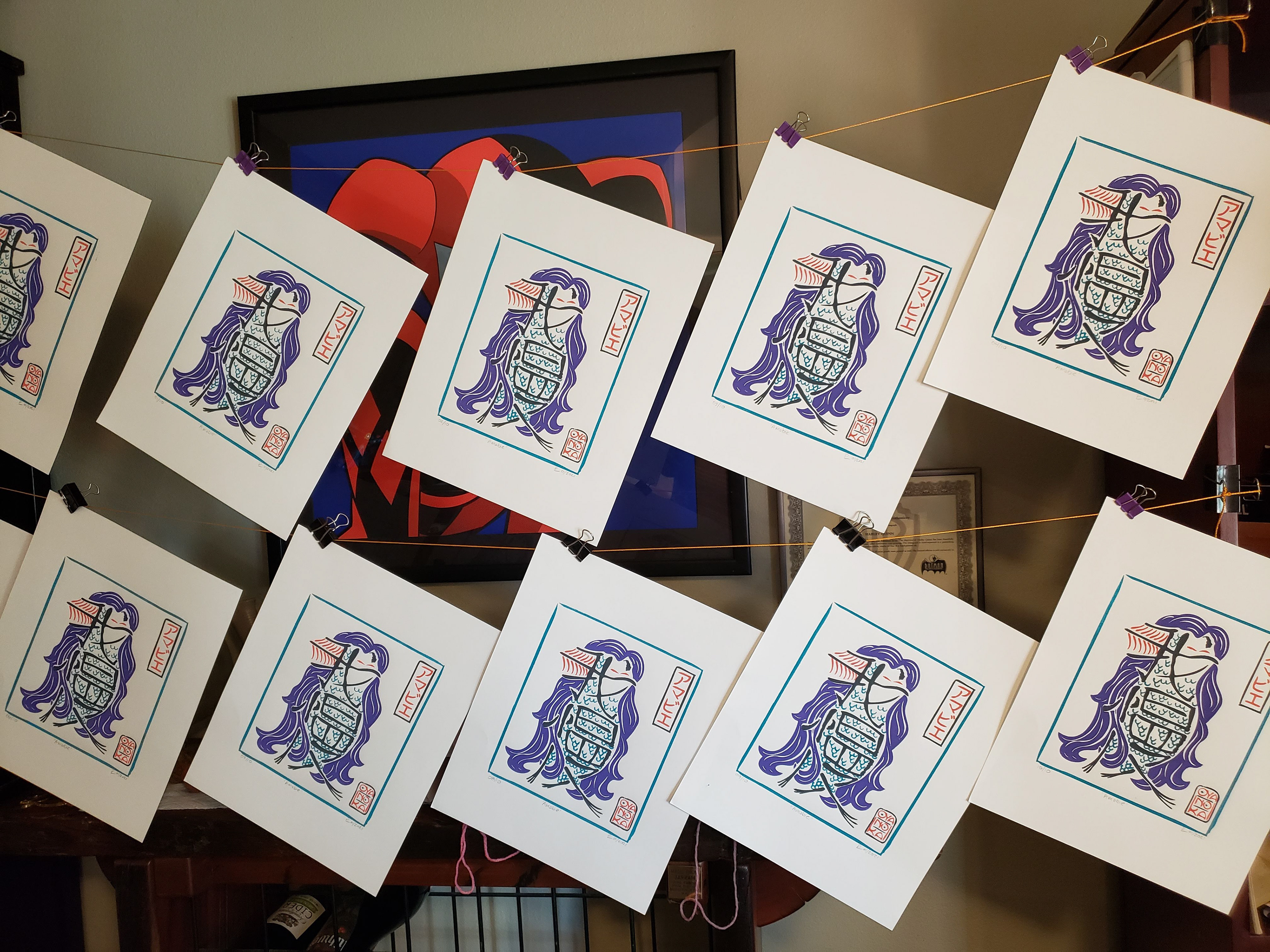 10 finished 11" x 14" prints! (plus 1 extra 'artist proof' print just in case)