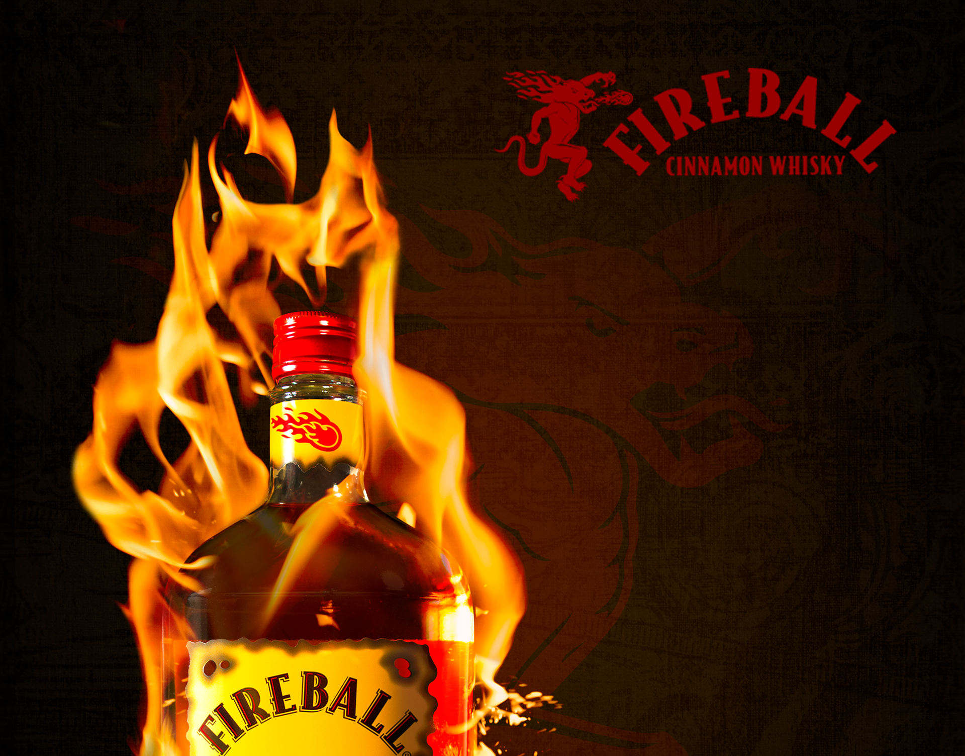 fireball whiskey wallpaper