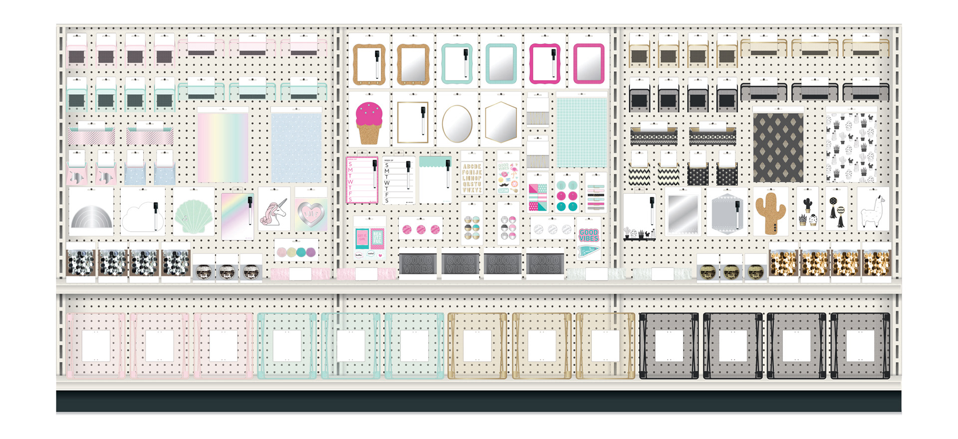 magnetic locker accessory kit, Five Below