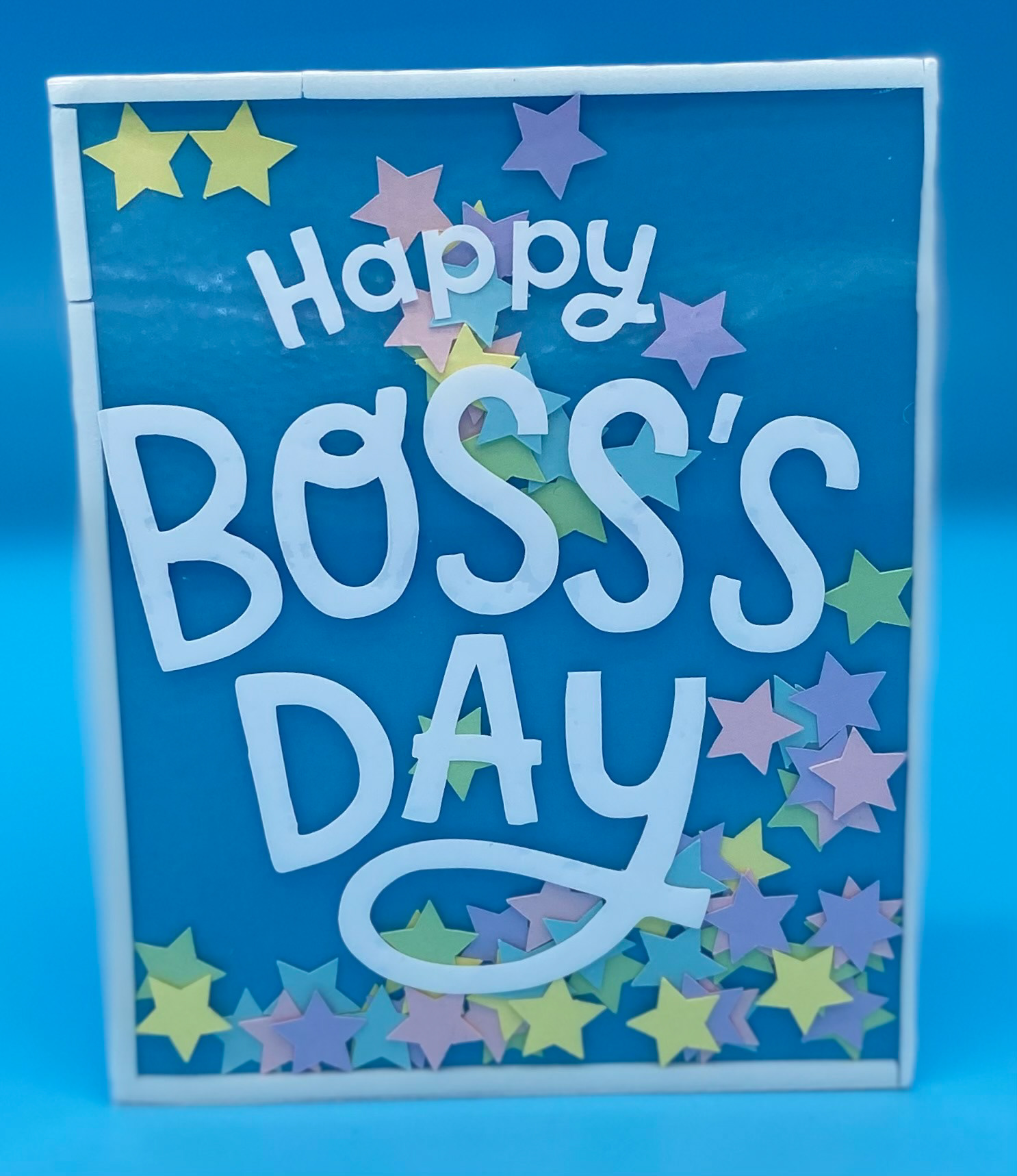 Boss's Day Card - Confetti Filled
