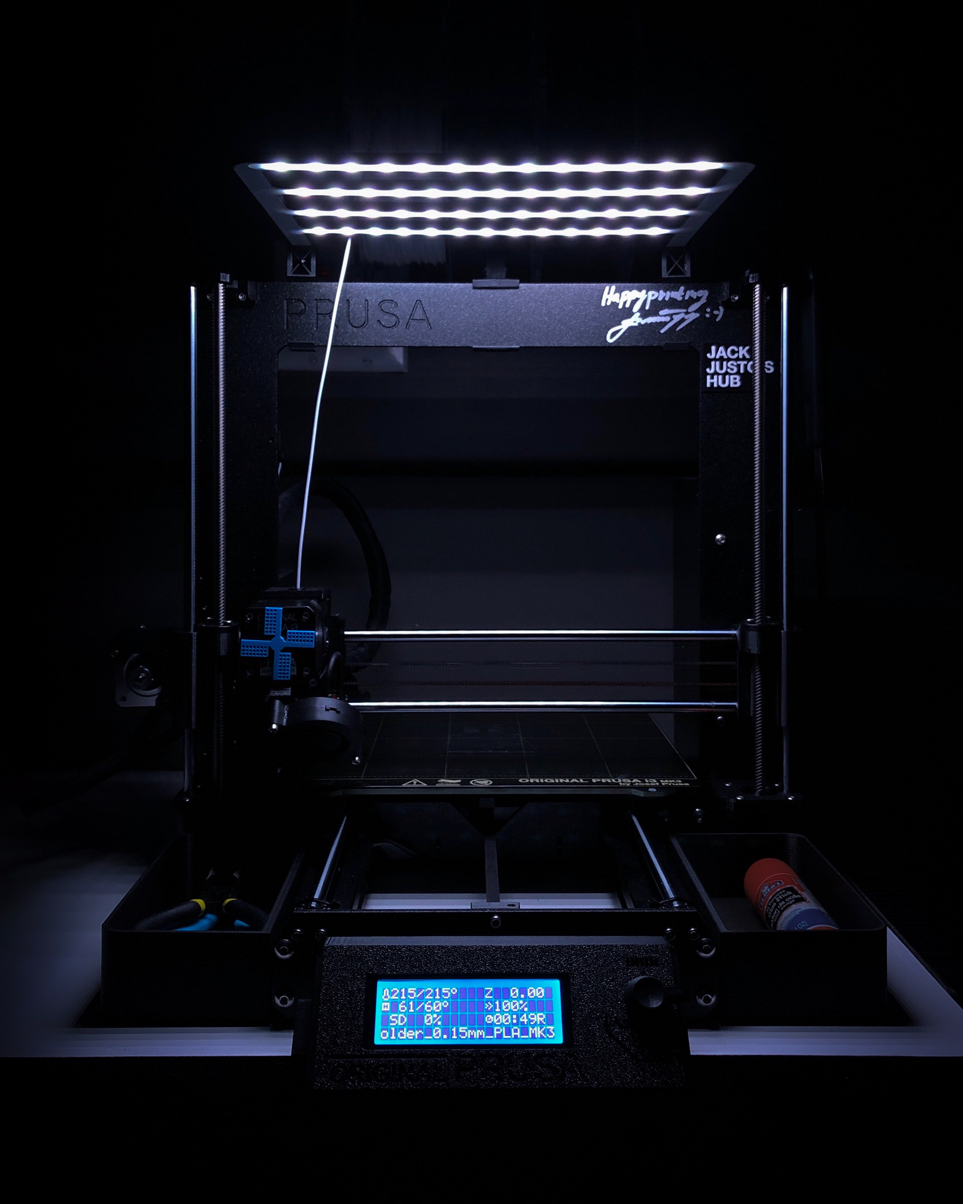 Prusa lighting rig (instructions available on my website)