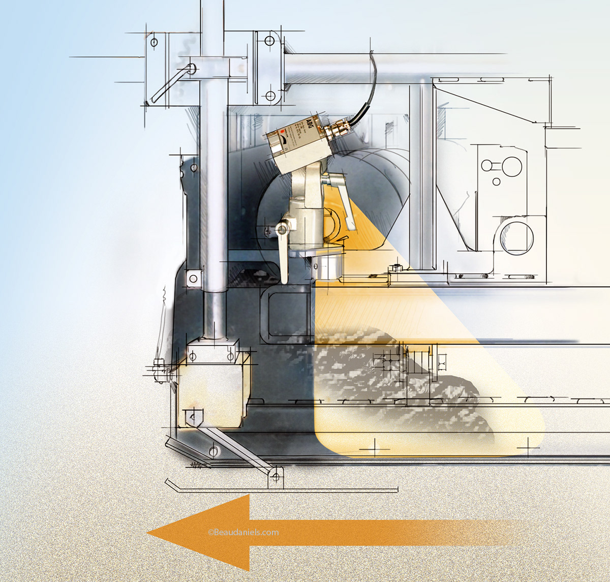 ABG paving depth adjust
