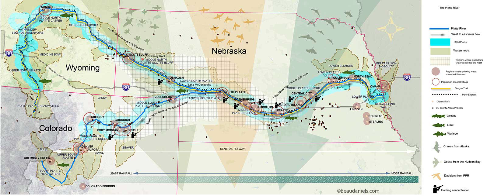 Platte resource map