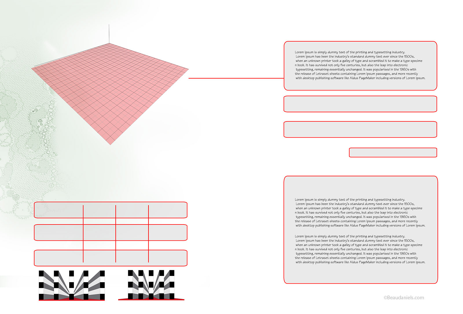 Configuring the rack layout.
