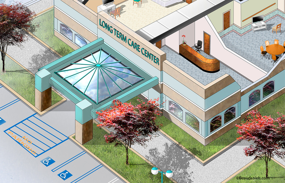 Long Term Care entrance.medical center