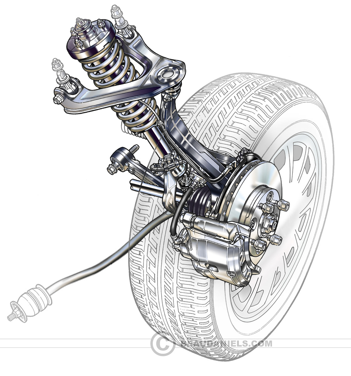 Honda Accord Front suspension