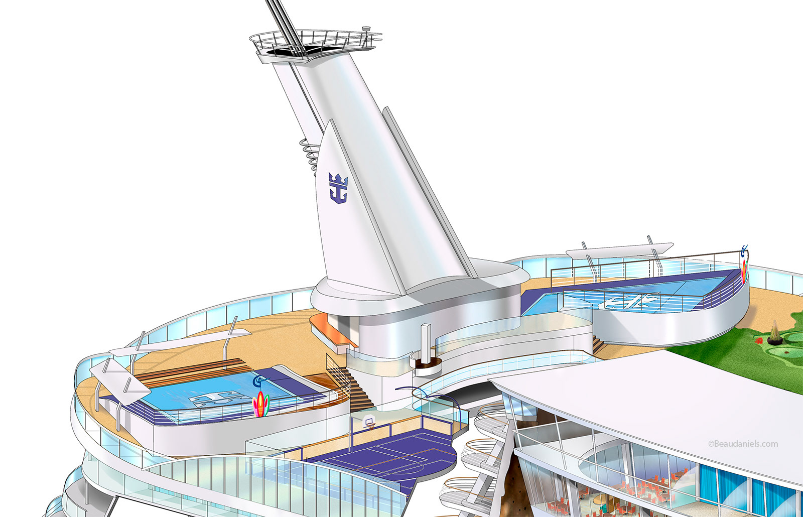 Allure of the Seas, Waveriders.