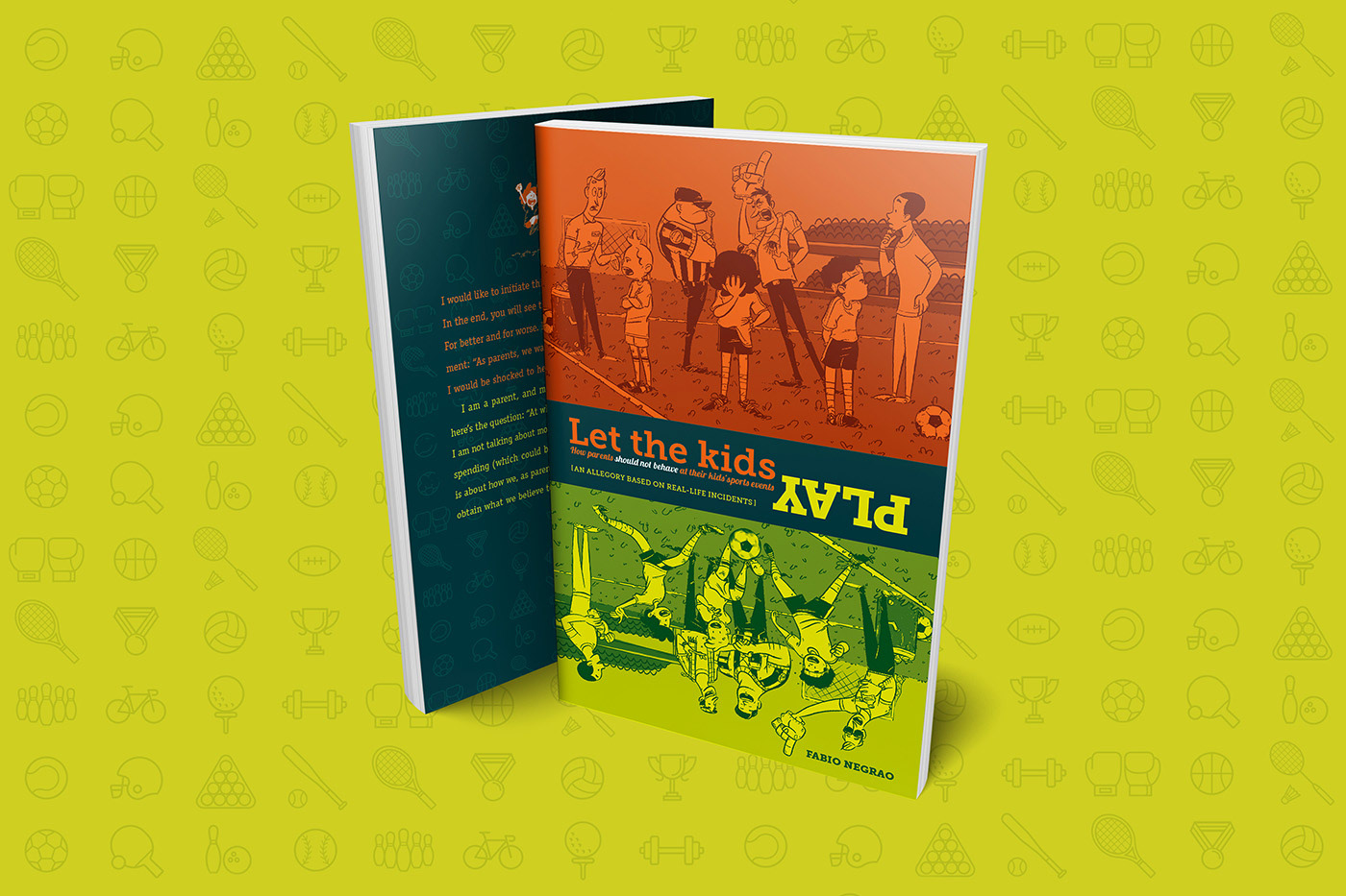 capa do livro let the kids play de fabio negrao