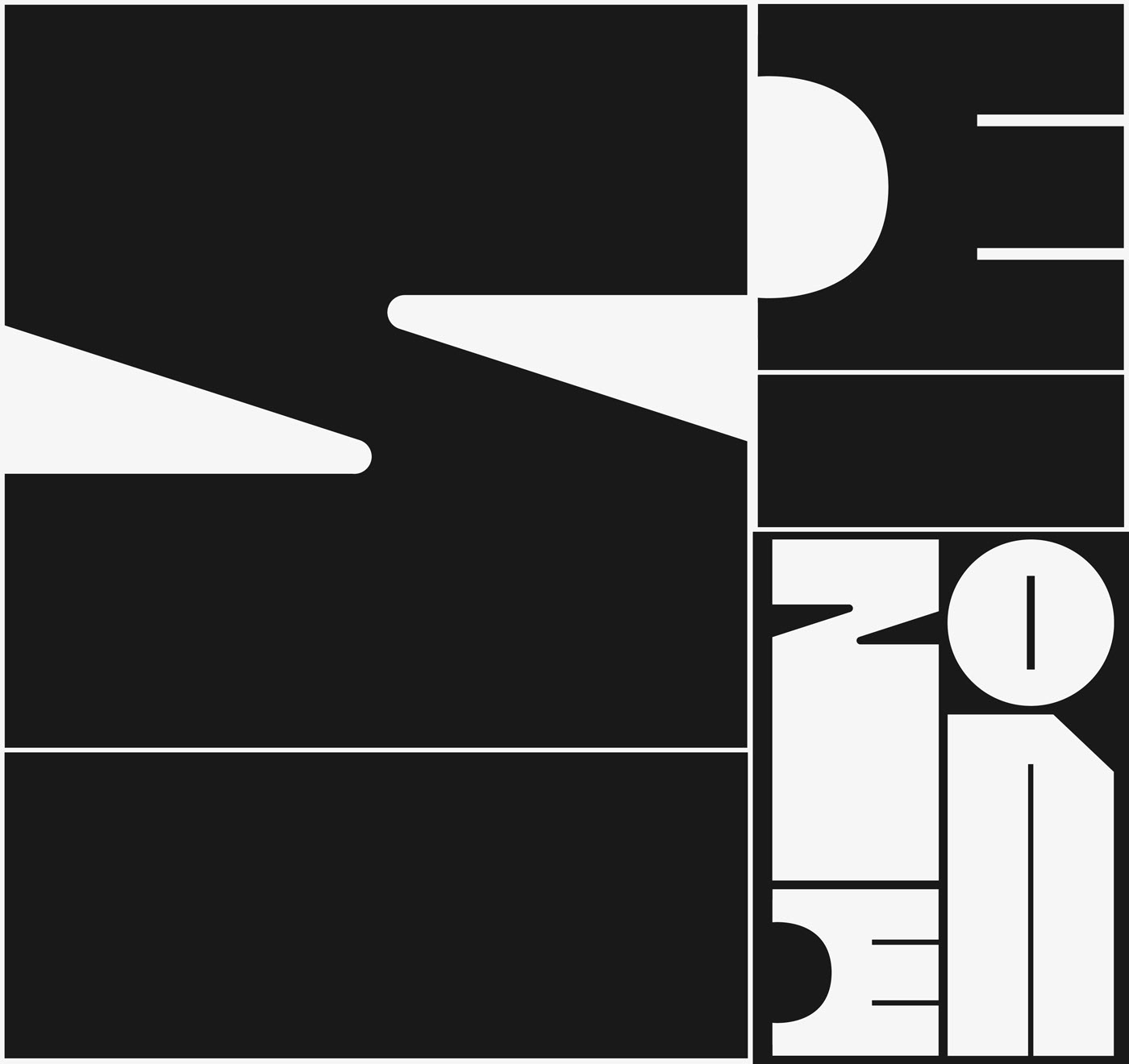 Layouts and pages with graphic and type design