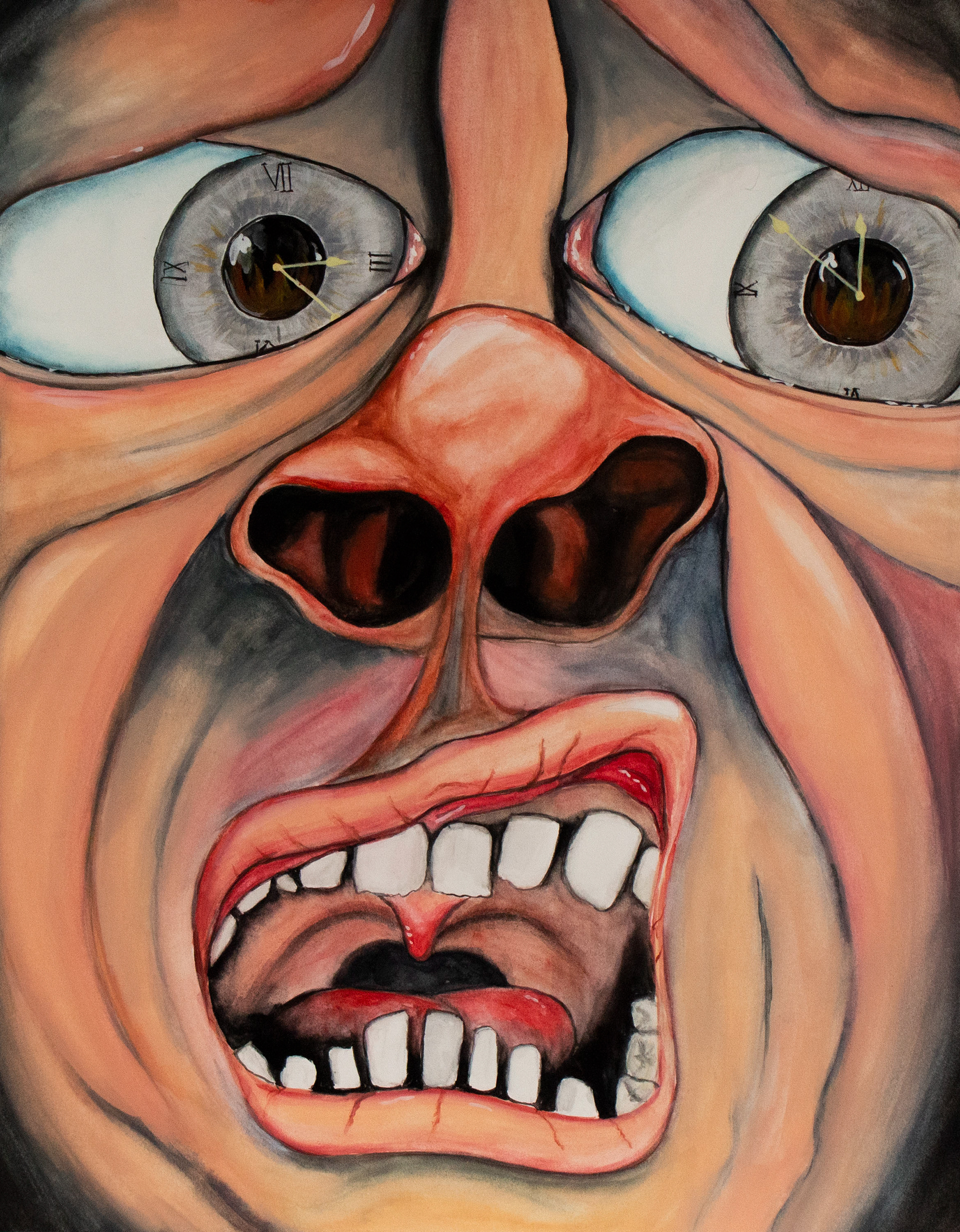 12th grade / gouache