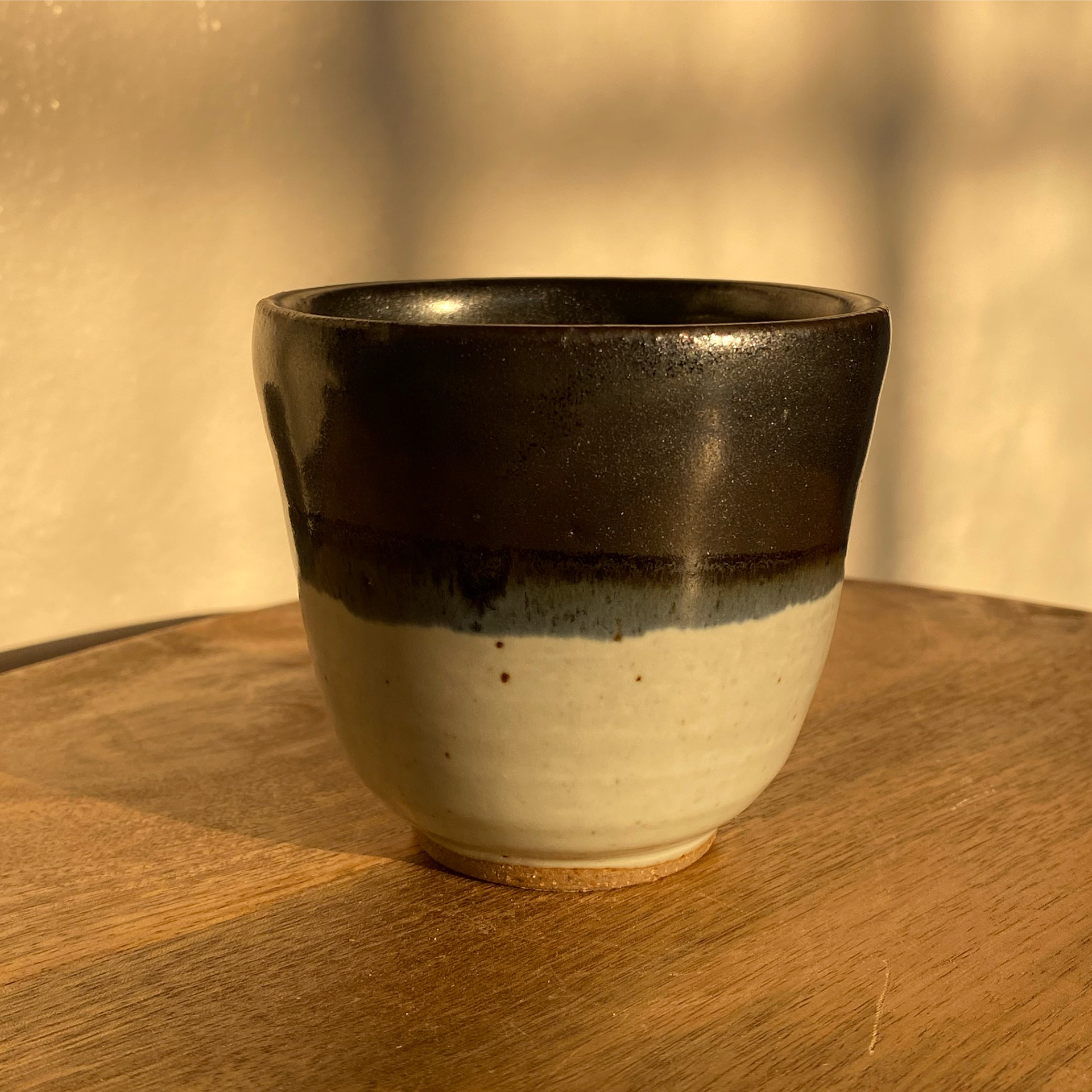 B&W Stoneware Cup