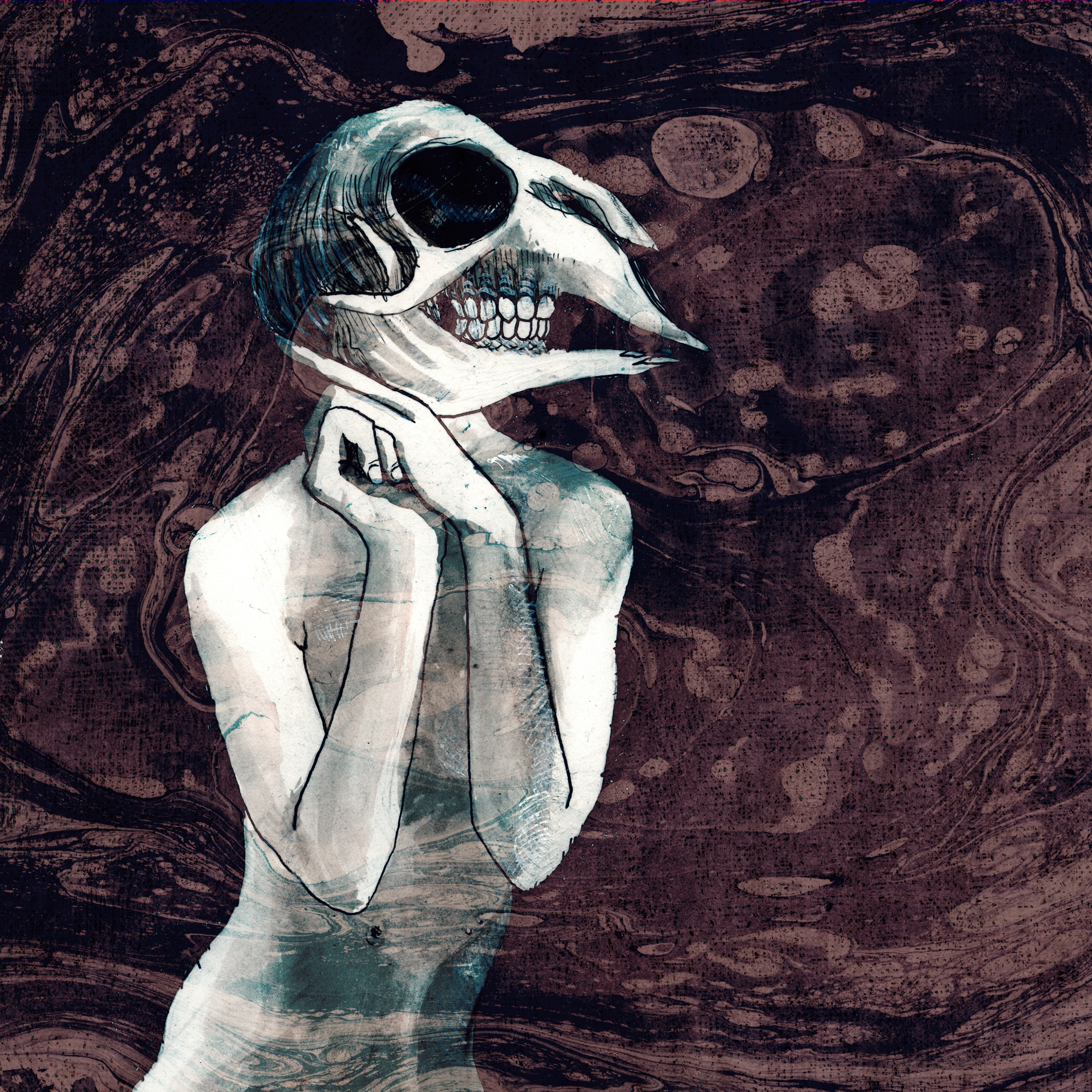 Ink on paper & photoshop