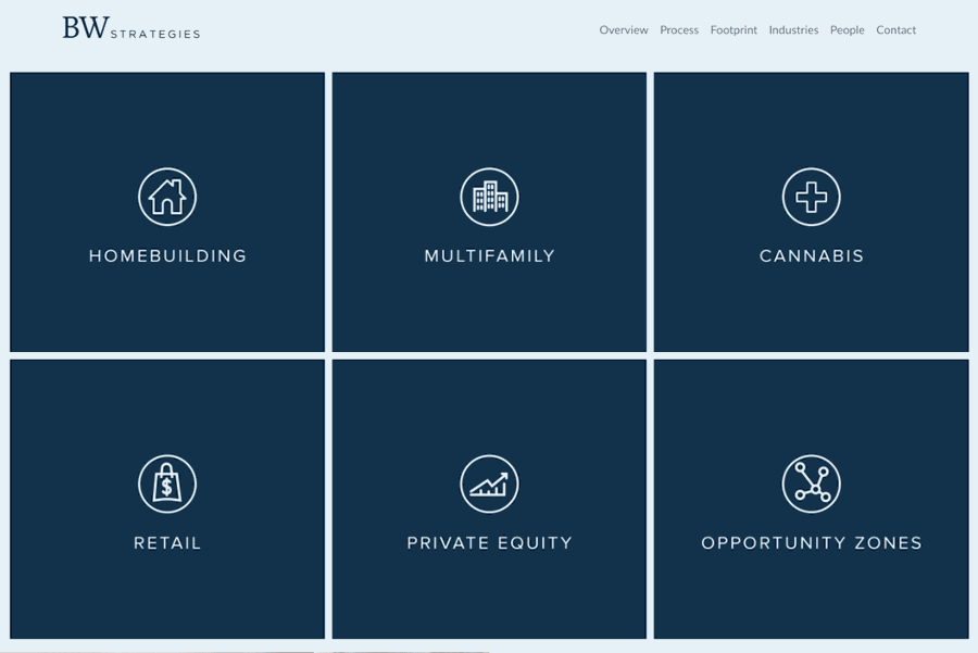 BW Strategies Website Design