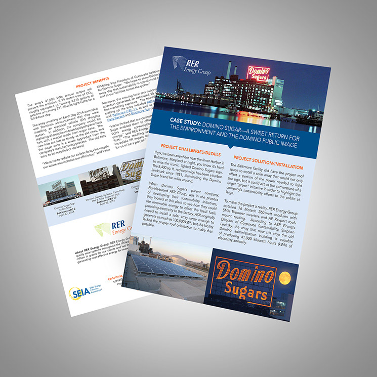 Solar Case Study Flyer