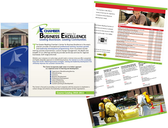 Interactive PDF Course Catalog. Design.