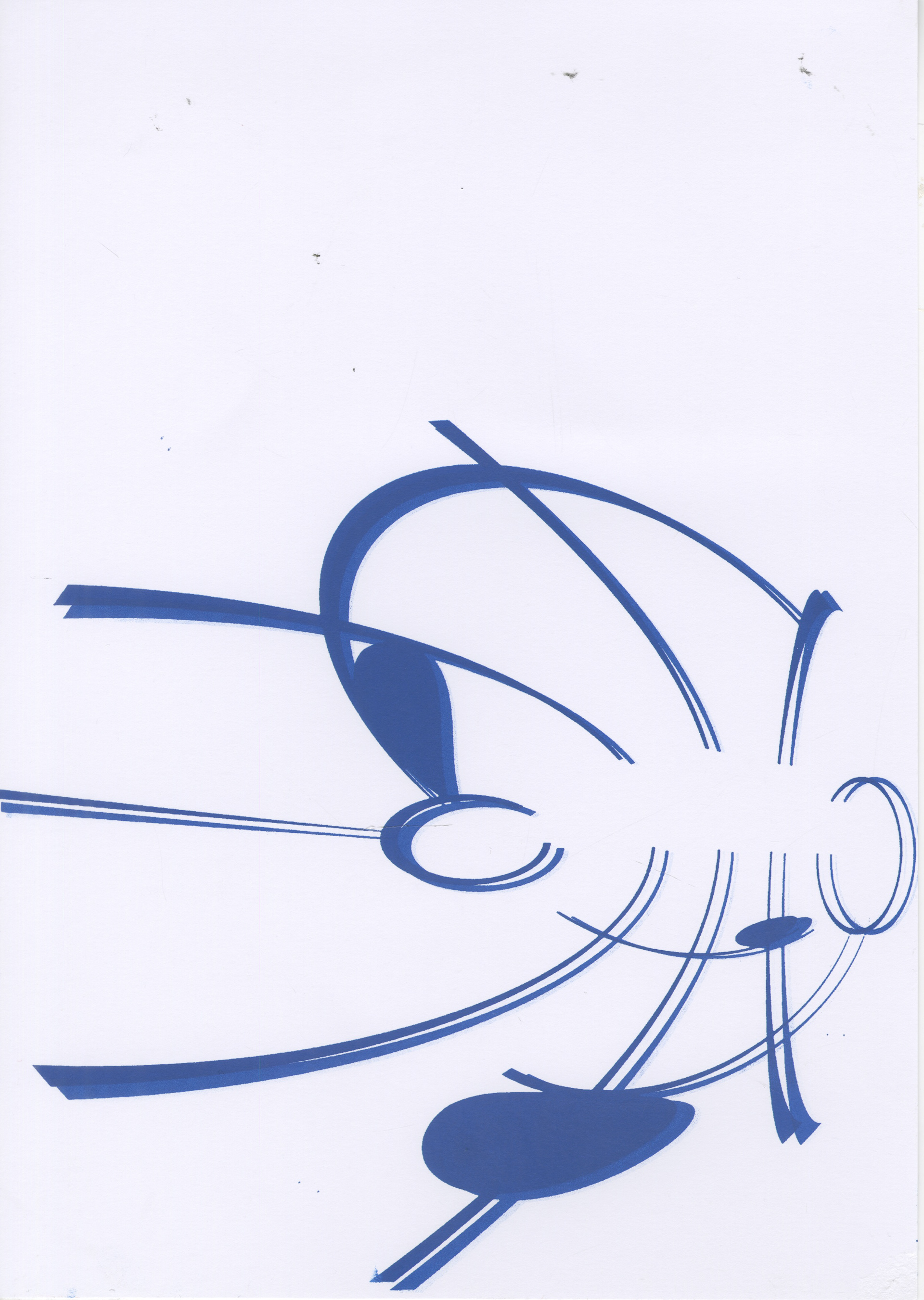 Test Print for Cover Art - Based of Graphic Notation.