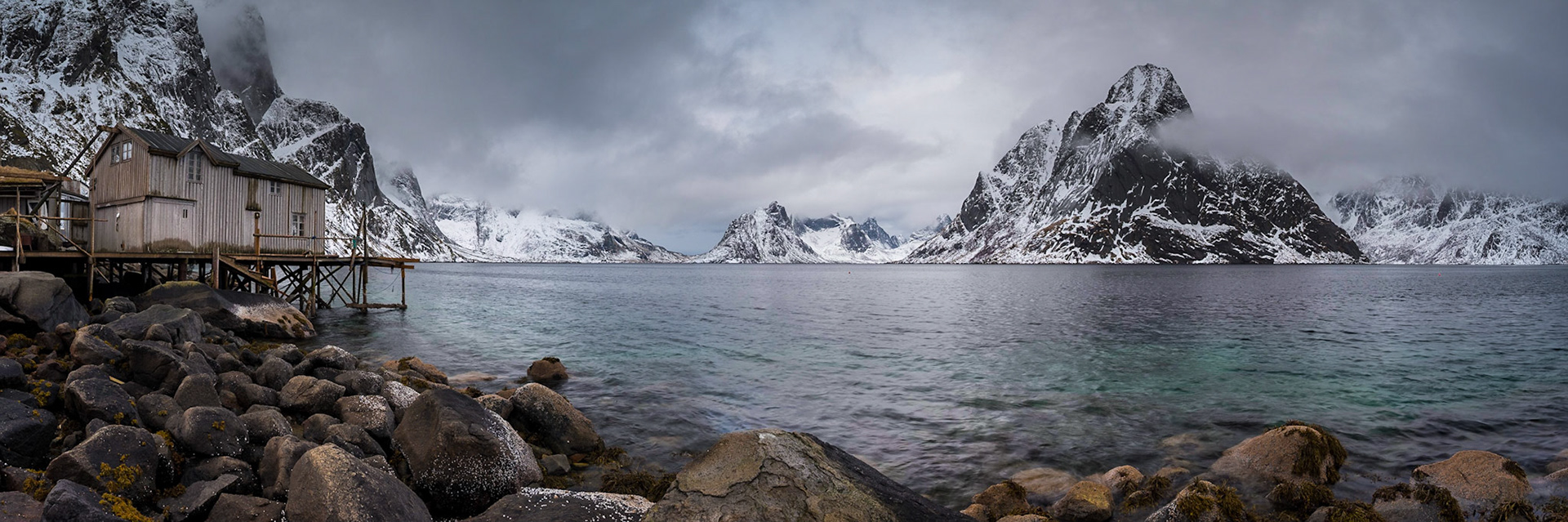The lost Rorbu, Reine, panorama