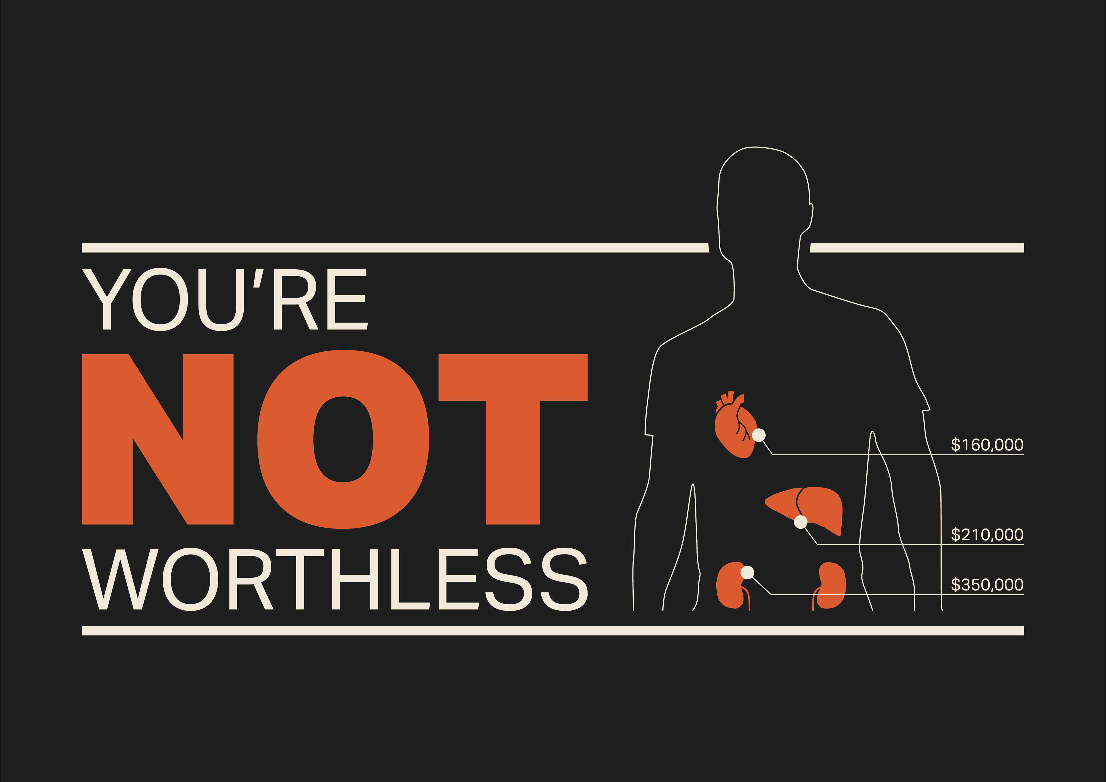 You're Not Worthless Sticker