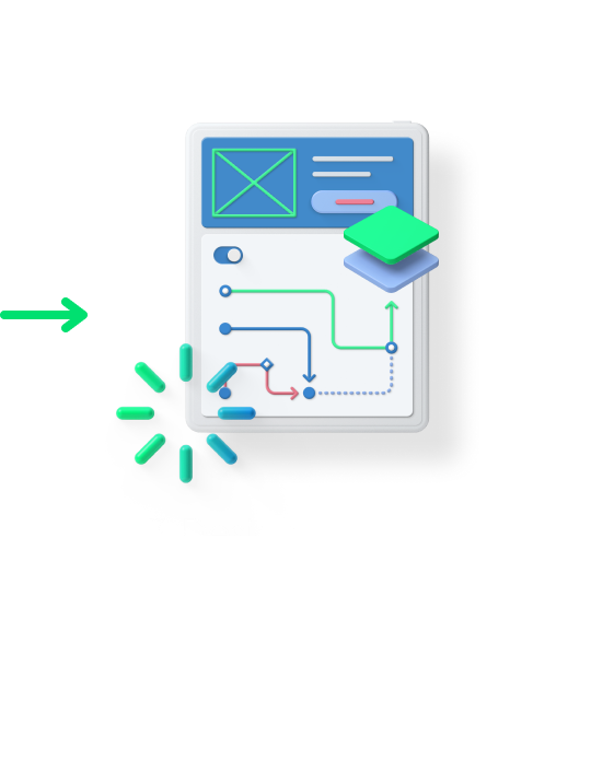 Craft delightful user experiences for your digital products. Solve real problems and improve your vital business metrics through beautiful interfaces.