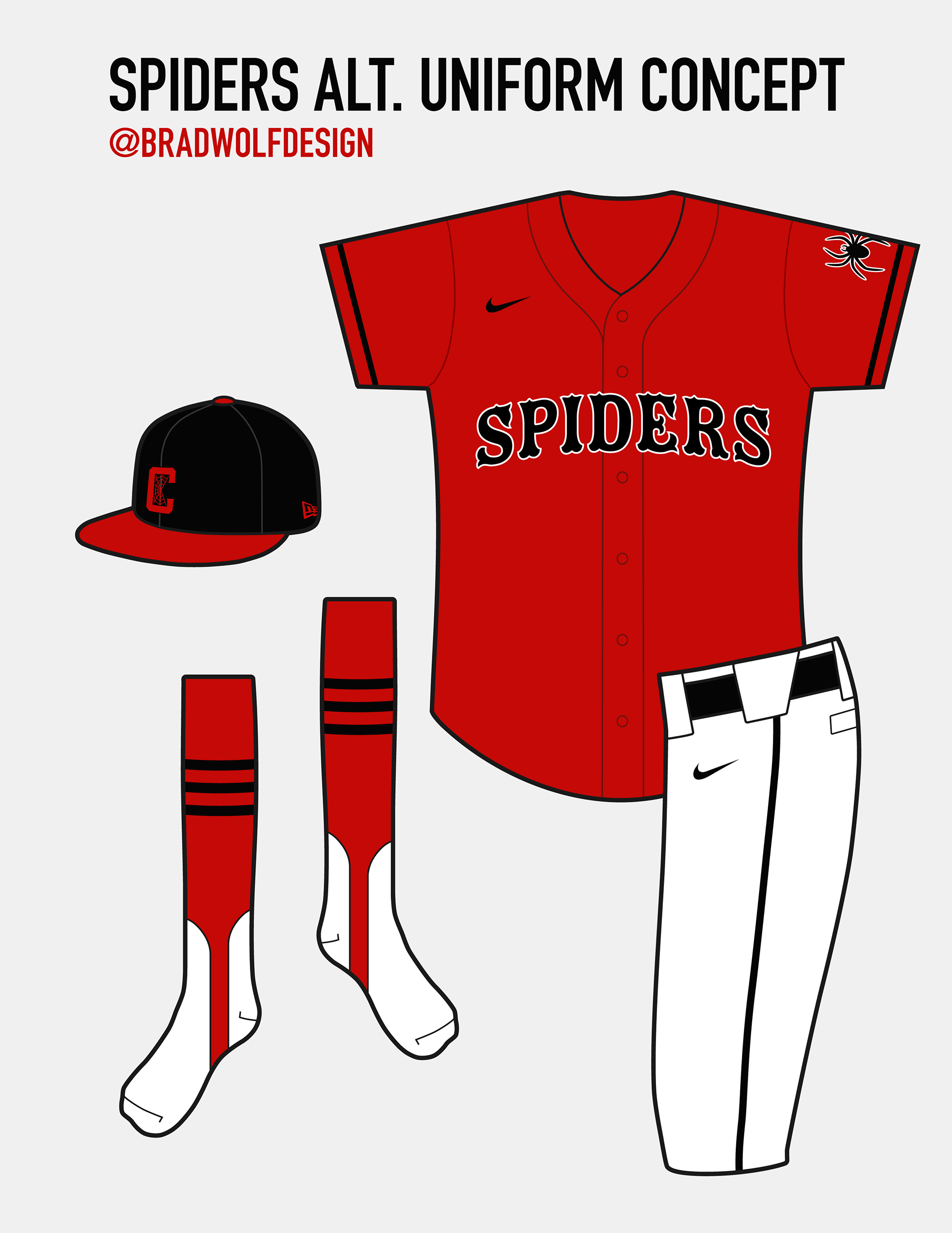 Cleveland spiders hot sale uniform