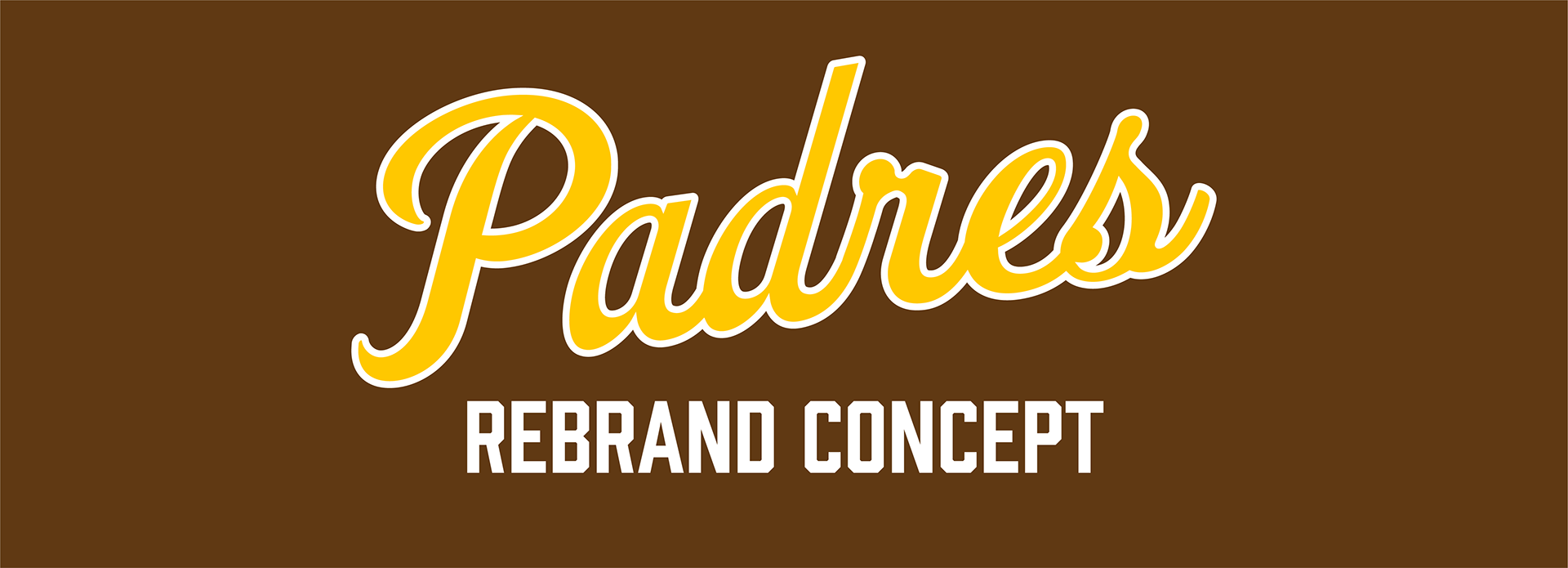 Brad Wolf Design San Diego Padres Rebrand Concept