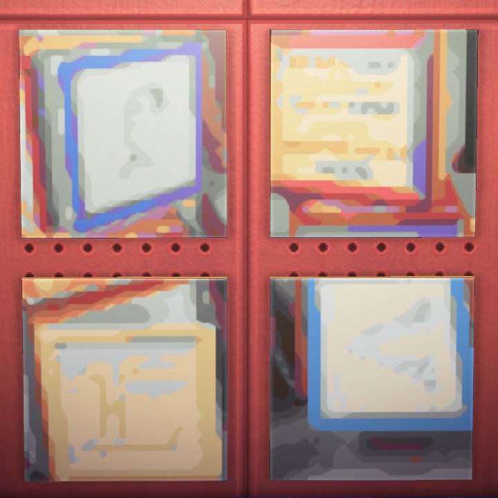 "Primary" Detail 1: Blocks, Animal Crossing: New Horizons, 32 x 32px per Square