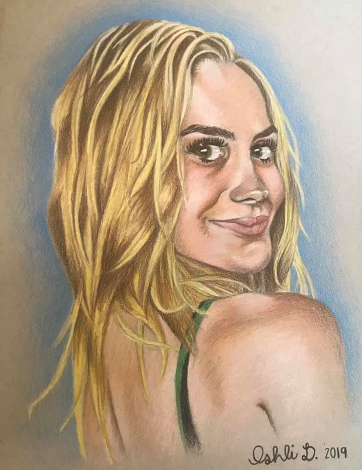 Katie. Color Pencils. 2019