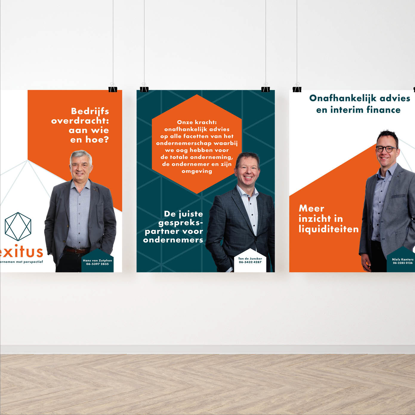 Exitus posters ontwerp