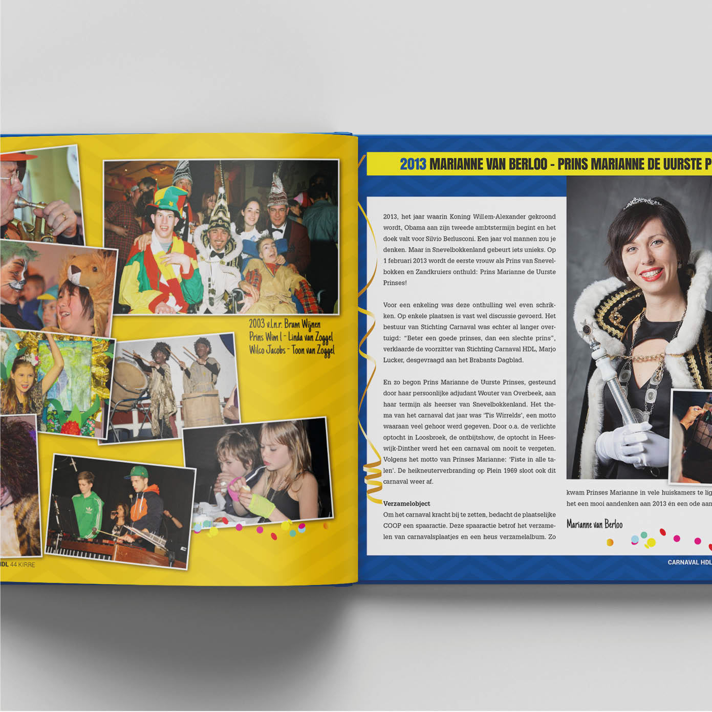 Boek 44 Kirre Carnaval prinses Marianne
