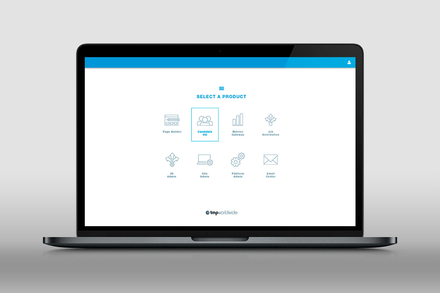 New Login Portal with a Product Select