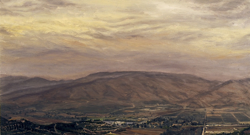 September 2002, oil on canvas, 18in x 33in