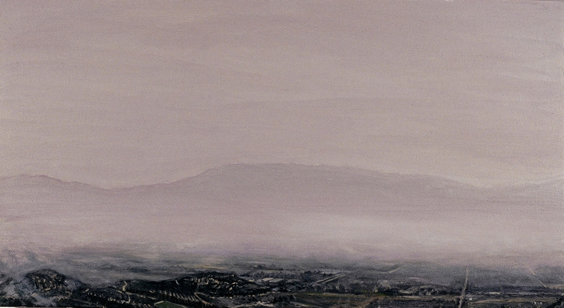 June 2003, oil on canvas, 18in x 33in