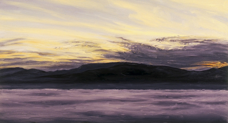 July 1998, oil on canvas, 18in x 33in