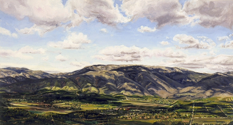 April 1998, oil on canvas, 18in x 33in