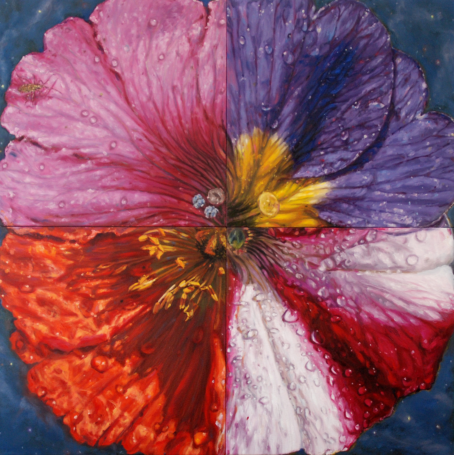 Skin Deep 5, oil on canvas, 40" x 40", 2014