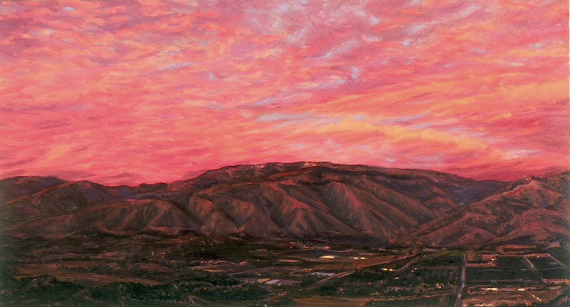 January 2003, oil on canvas, 18in x 33in