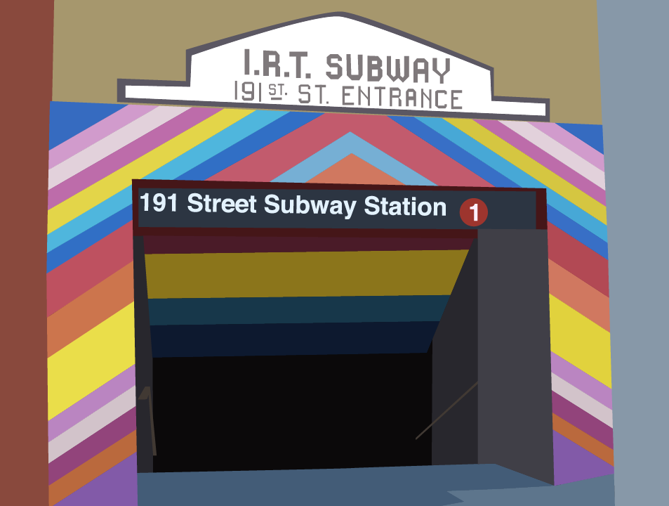 191 St. Station entrance