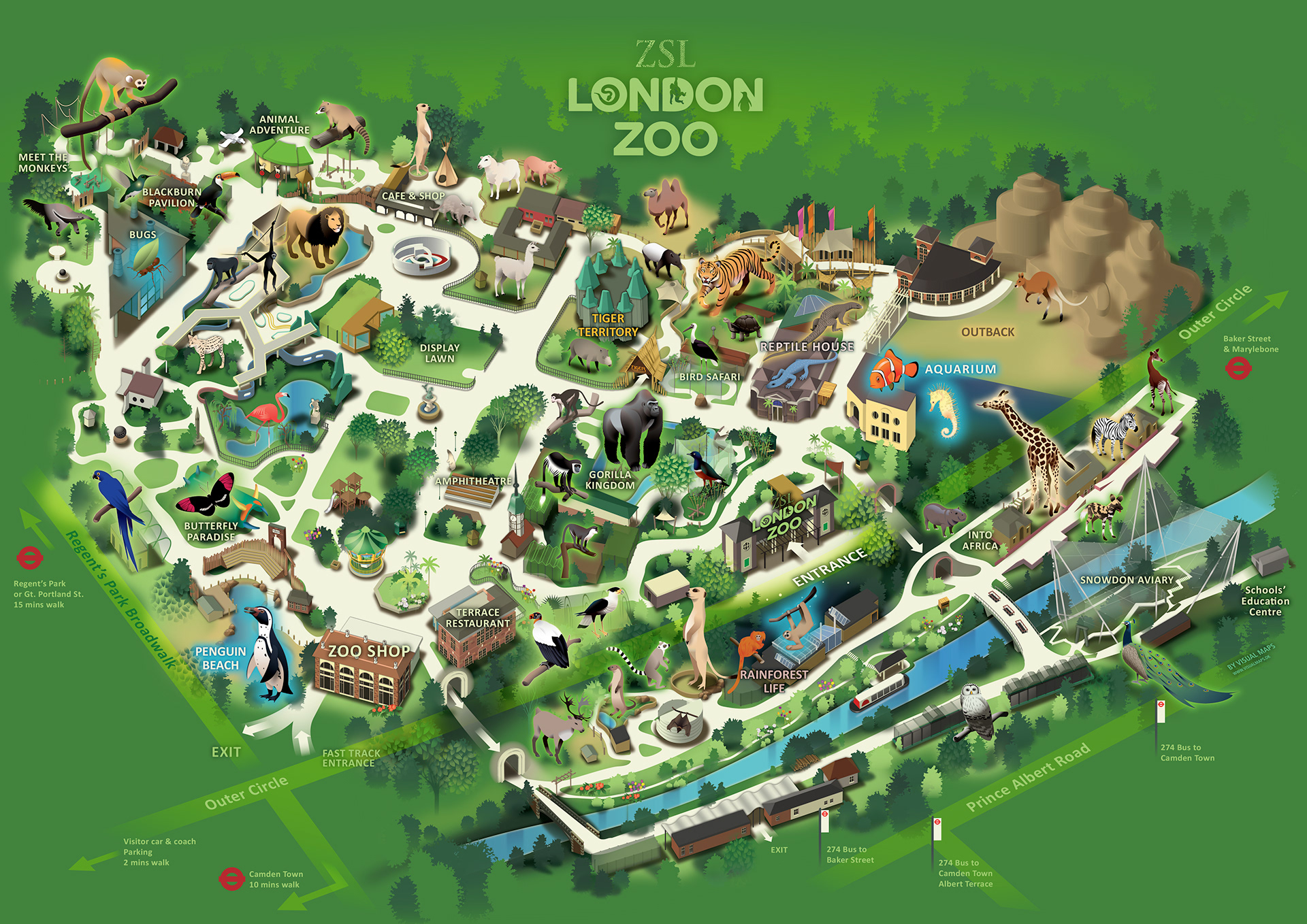 virtual tour london zoo