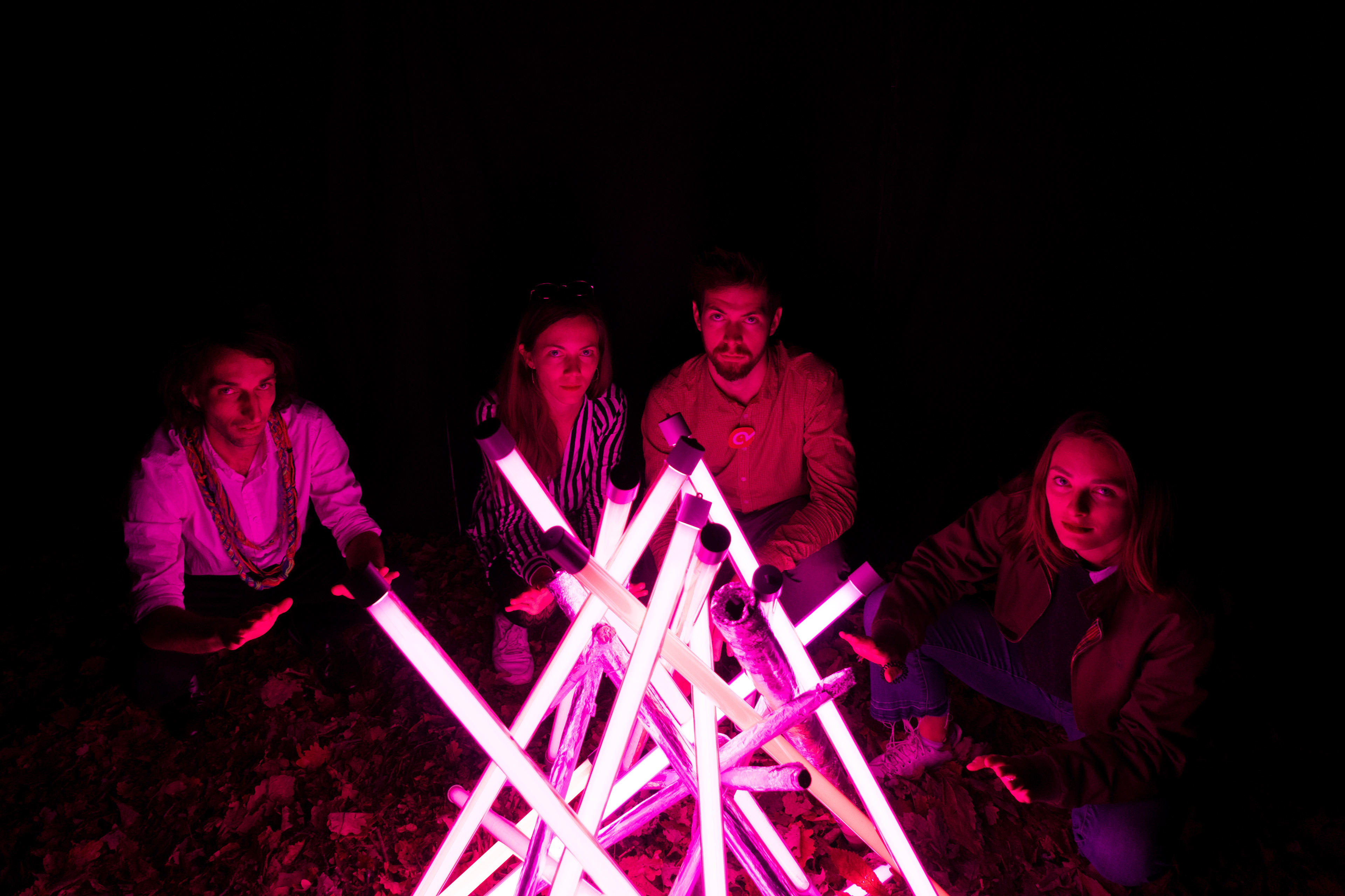 Andrès Brisson and members of the collective QQ29, Maison de l'Amérique Latine, October 2019